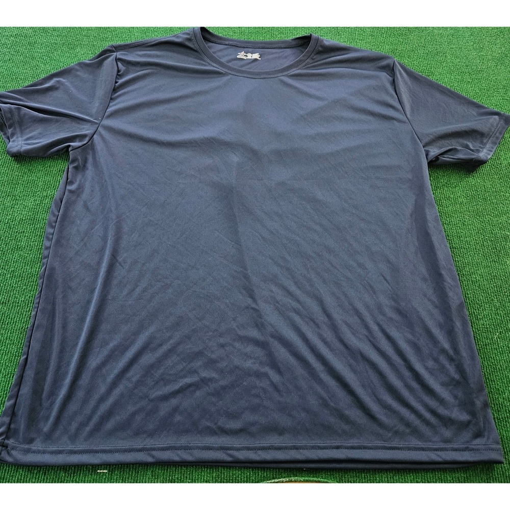 Alleson Athletic Adult 2XL Jersey T-Shirt Short‎ Sleeve Navy Blue Number 9
